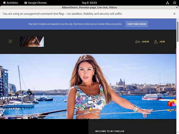 Allisondesire.modelcentro.com Free Trials