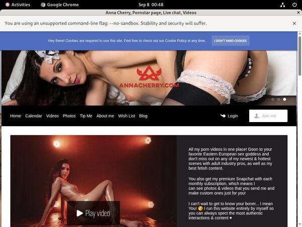 Anna Cherry Full Website