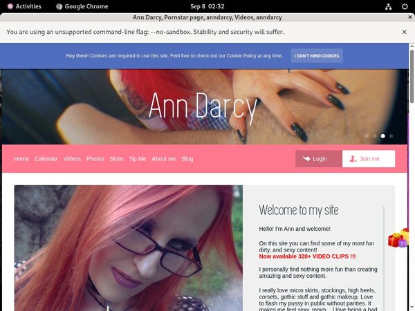 Ann-darcy.com Subscriptions