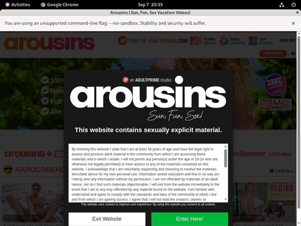 Arousins.com Promo Code 2018