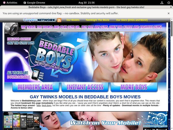 Beddableboys Facebook
