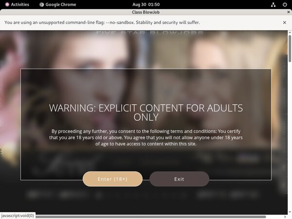Blowjob Class Passwords