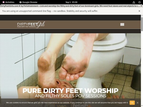 Create Dirty Feet Girls Account