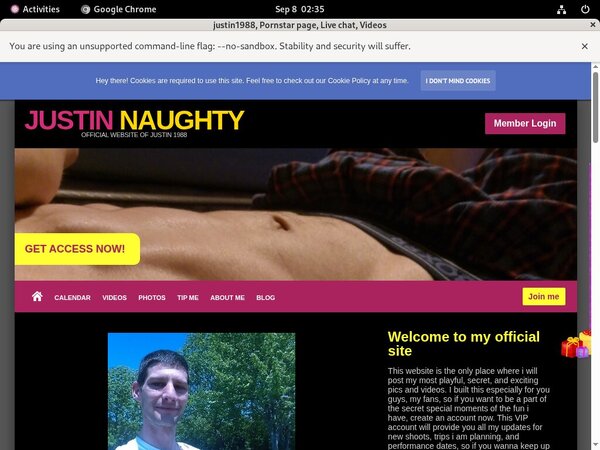 Daily Justin1988 Account