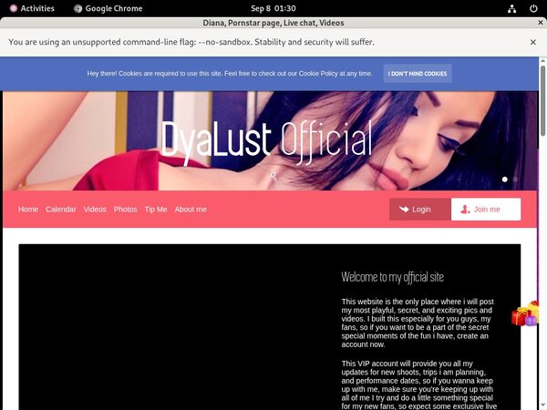 Dyalust.modelcentro.com Trial Promo