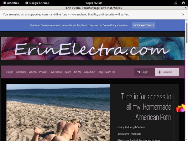 Erin Electra With Iphone