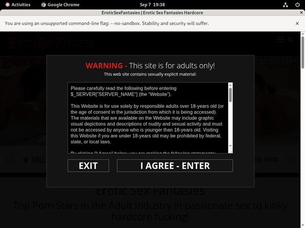 Eroticsexfantasies.com Trail Membership