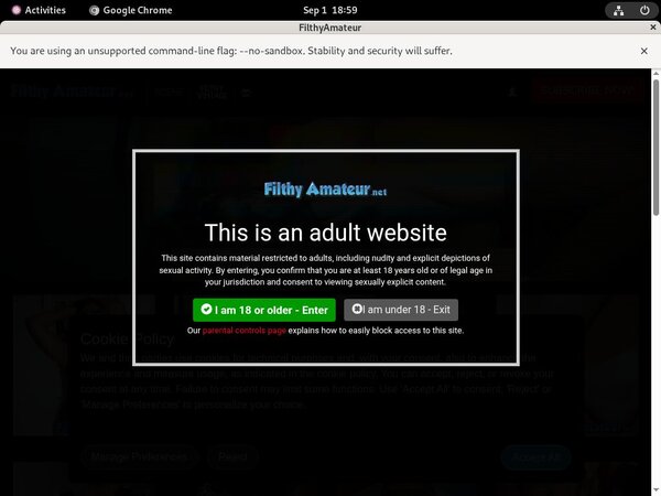 Filthy Amateur Login Password