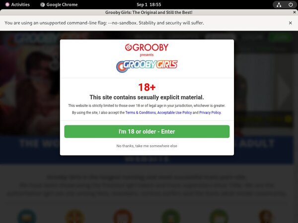 Free Grooby Girls Account