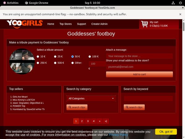 Goddessesfootboy Login