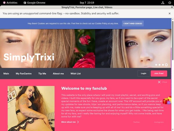 Harleybradmodelcentro.com Acount