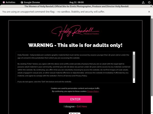 Hollyrandall.com Paypal Sign Up