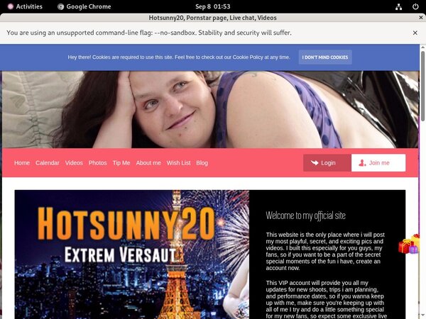 Hotsunny20 Web Site