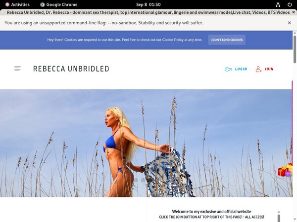 Join Rebeccaunbridled.com Free