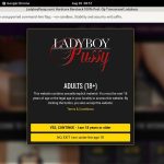 Ladyboy Pussy Free Try