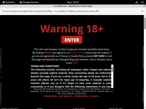 Leche69.com Desktop