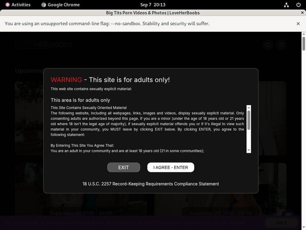 Love Her Boobs Account Gratis