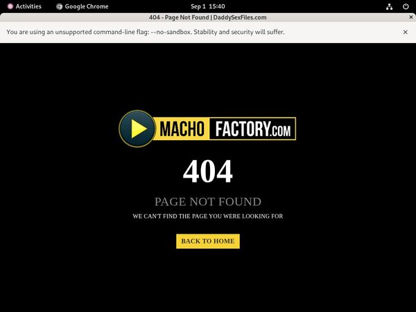 Macho Factory Paswords