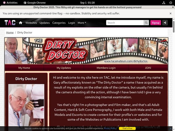 New Free Tacamateurs.com Account