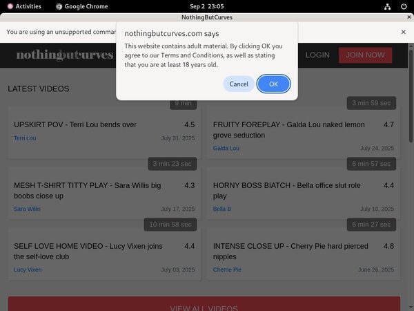 Nothing But Curves Login Ids