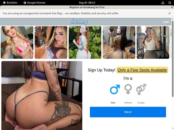 Paypal Signup Instabang.com