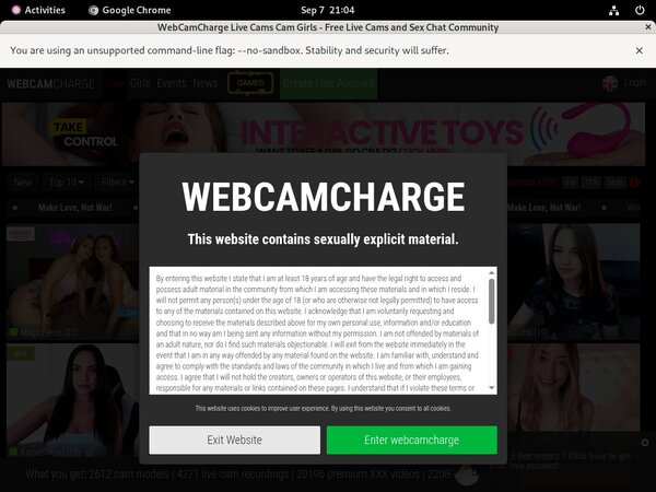 Premium Accounts Webcamcharge.com