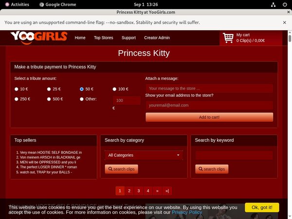 Princess Kitty Centrobill