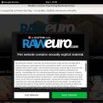 Raw Euro Sign Up Again