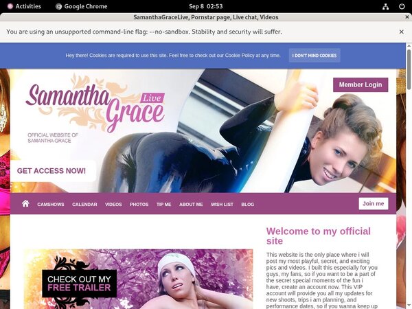 SamanthaGraceLive 2019