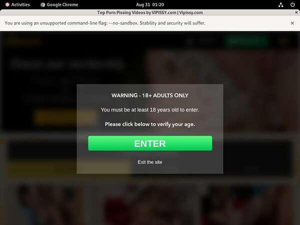 Sign Up Vipissy