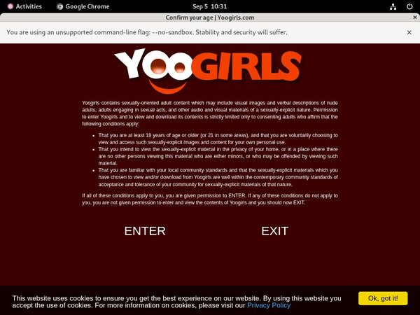Sign Up Yoogirls.com