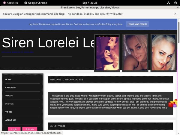 Sirenloreleileex.modelcentro.com Deal Offer