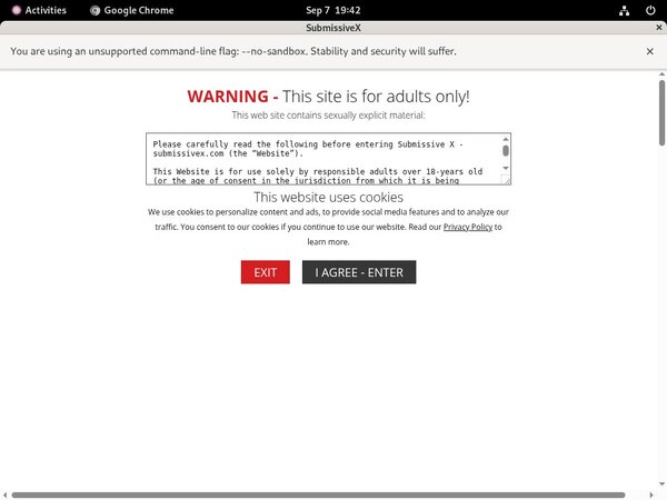 Submissivex Free Trial Membership