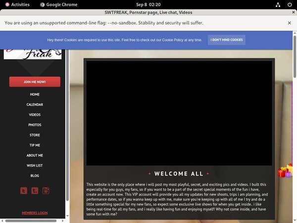 Swtfreakxxx.com Free Trial Member