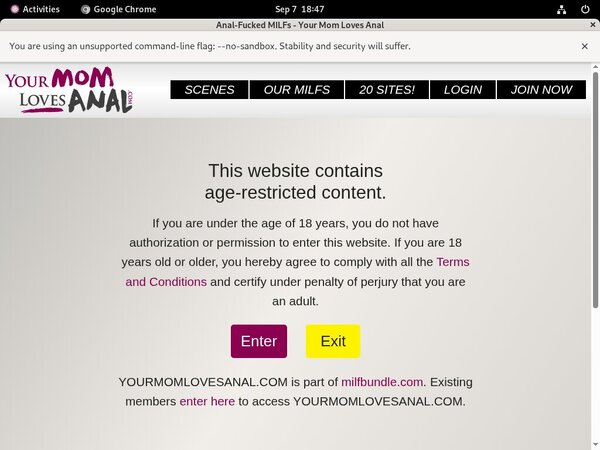 Yourmomlovesanal Site