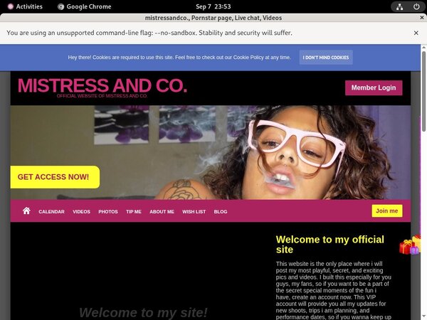 Mistressandco. Free Logins