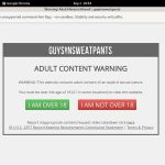 Guys In Sweatpants Member Login